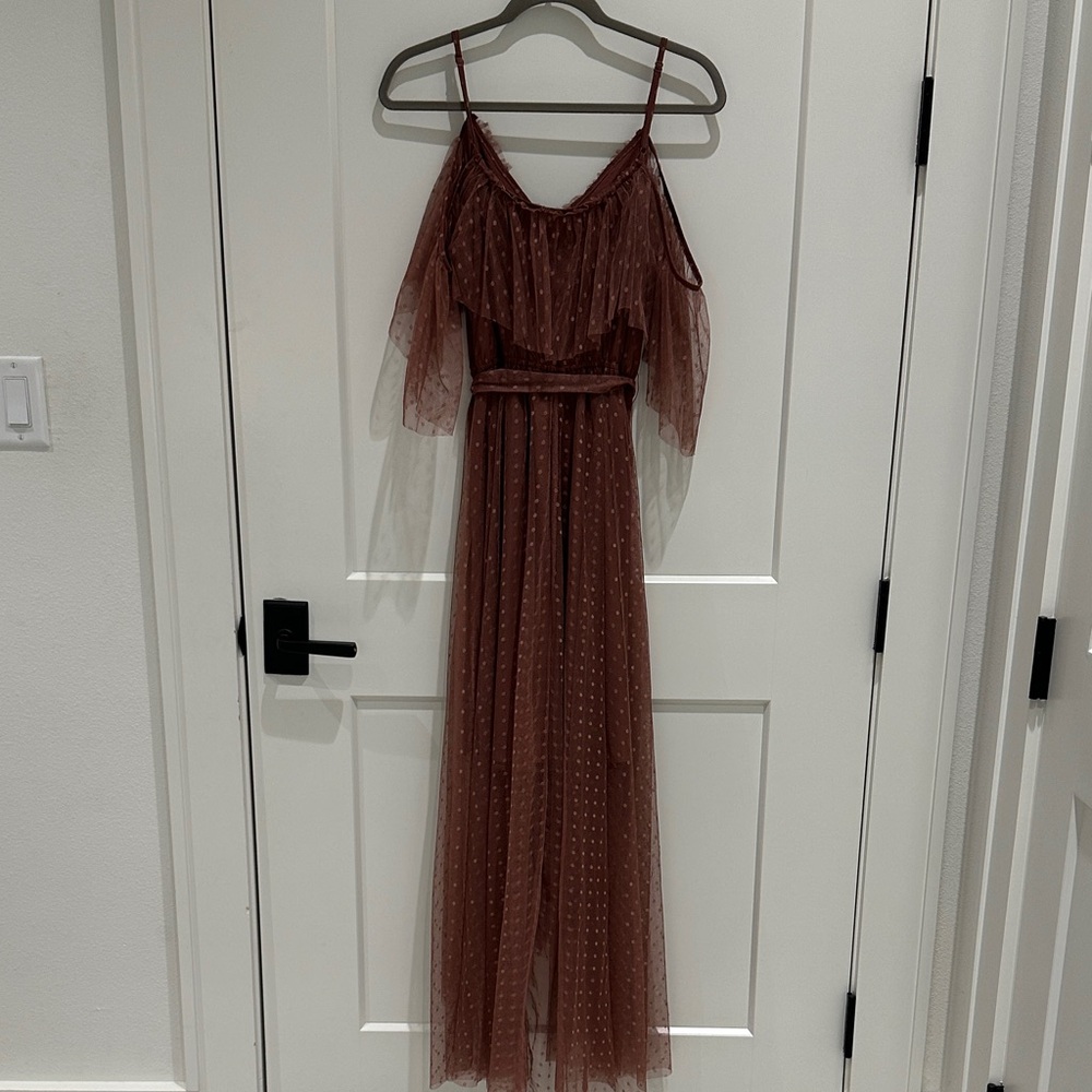 Joyfolie Desert Rose Ruffle Maxi Dress - Picture 6 of 9